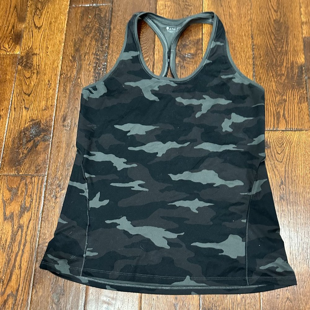 Athleta Keyhole Tank Camo L